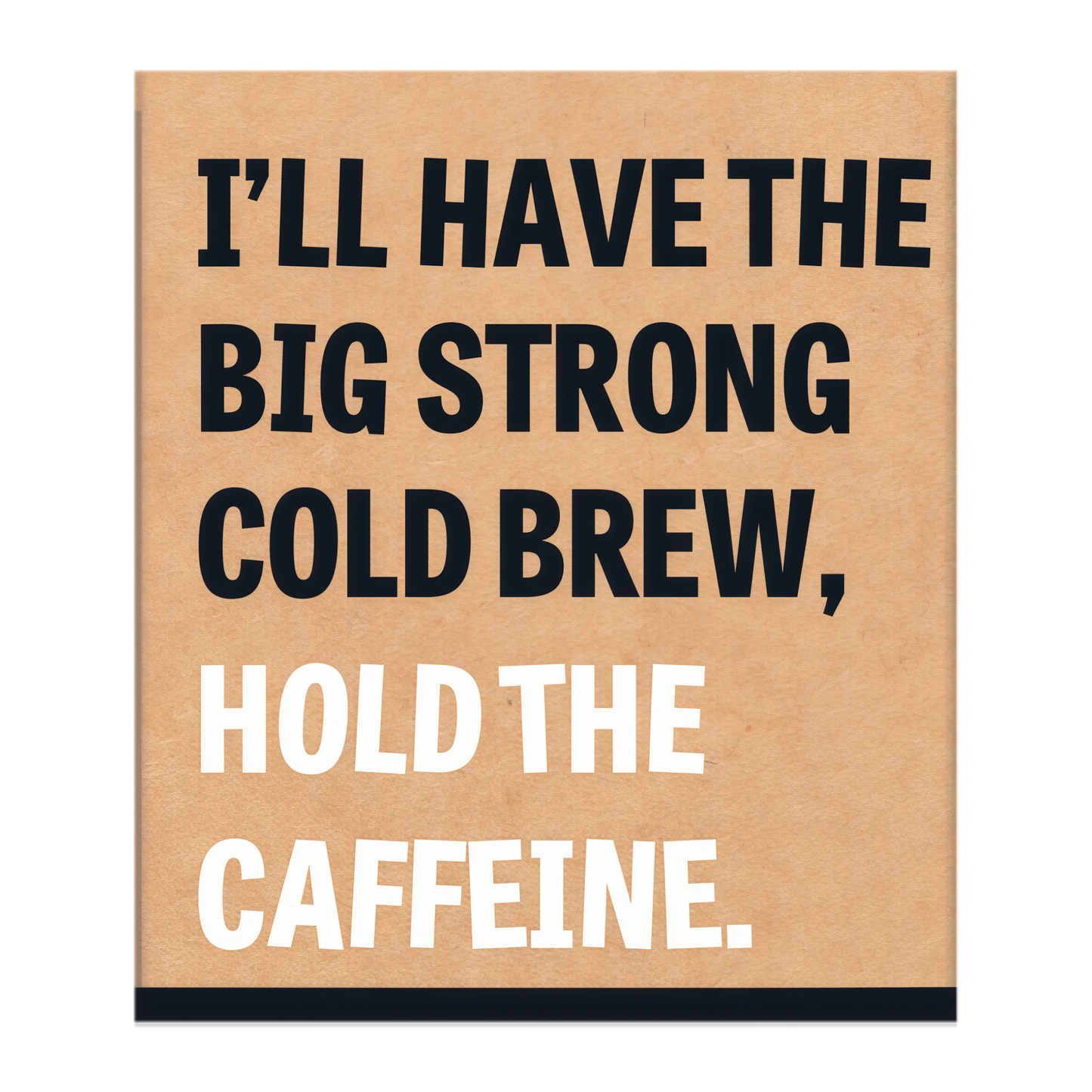 Wandering Bear Straight Black Organic Cold Brew Coffee On Tap 96 oz