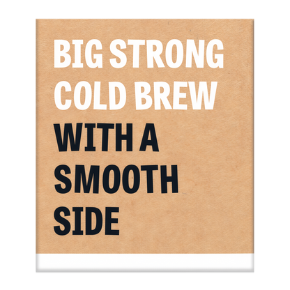Wandering Bear Straight Black Organic Cold Brew Coffee On Tap 96 oz